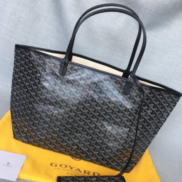 Refined Goyard Tote Bag with Coordinating Case - Picture 1 of 6